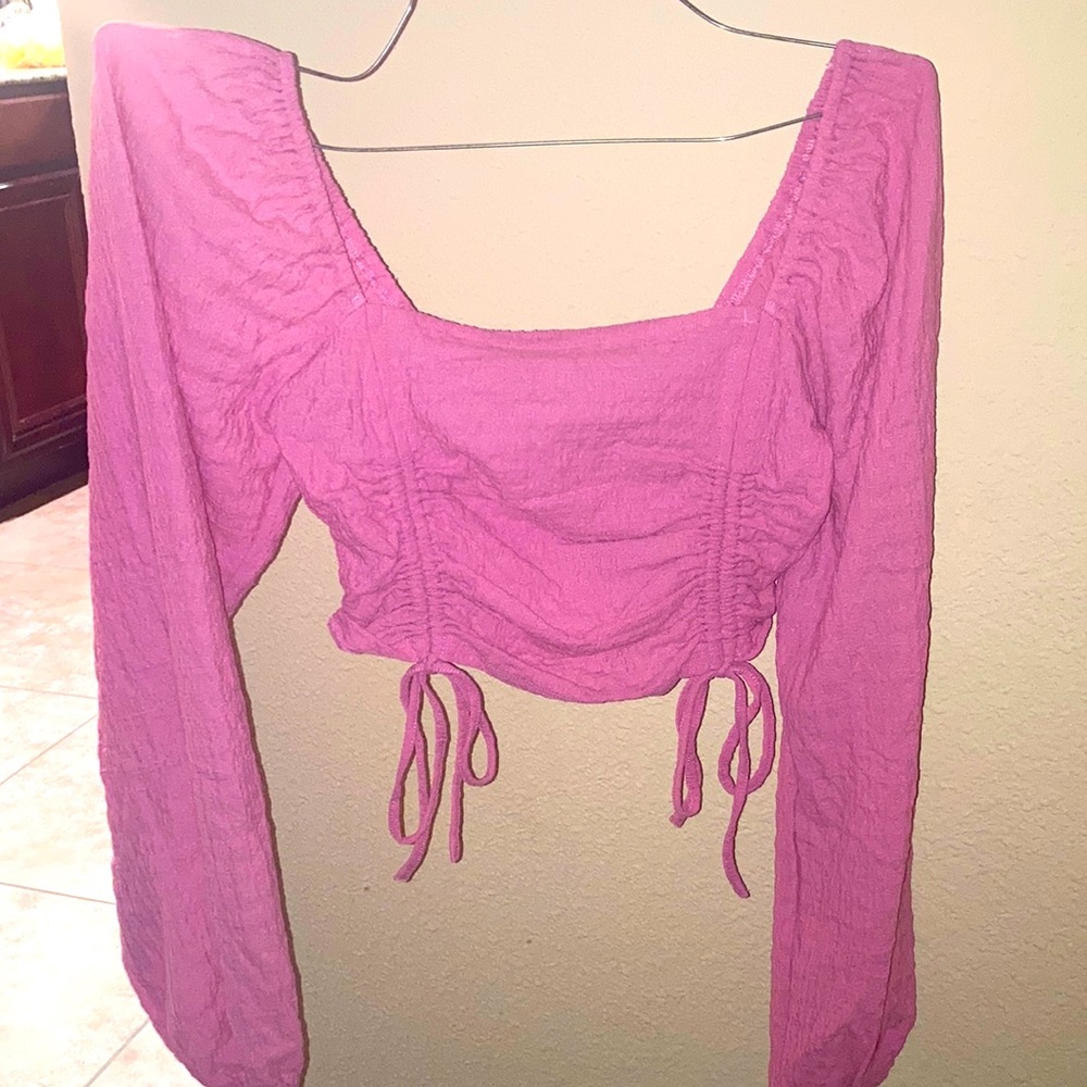 Sophie Rue pink ‘on or off the shoulder’ Blouse, Size XS